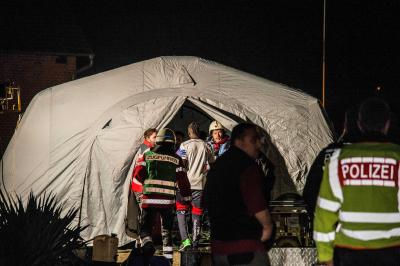 Urbach: Feuer im Asylbewerberheim - 1 Verletzter - Gebaeude vorerst unbewohnbar